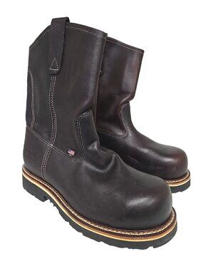 Thorogood Men's Emperor Composite Toe 11" Pull On Work Boot 804-4369 Brown 9D